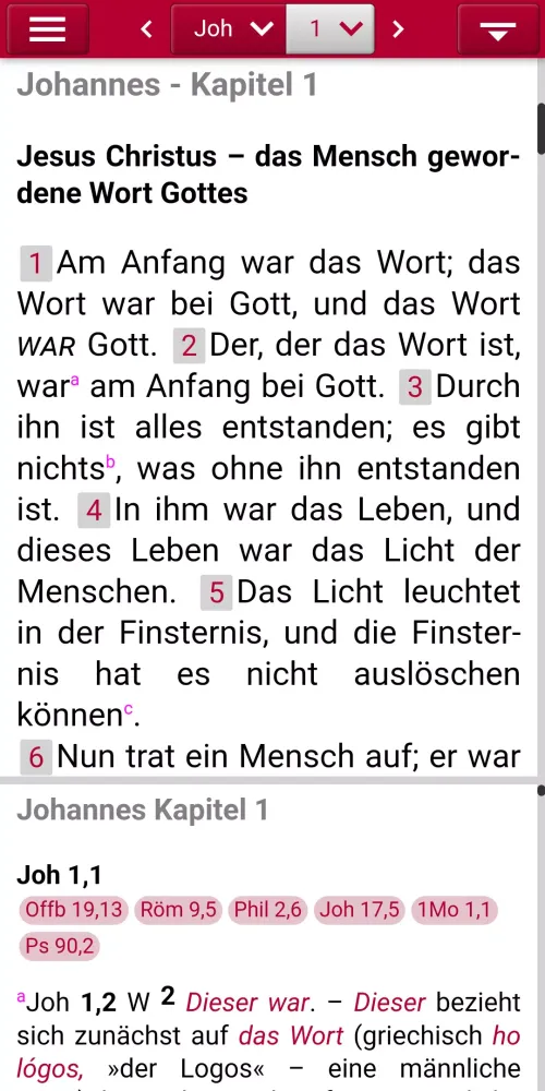 Studienbibel NGÜ Screenshots