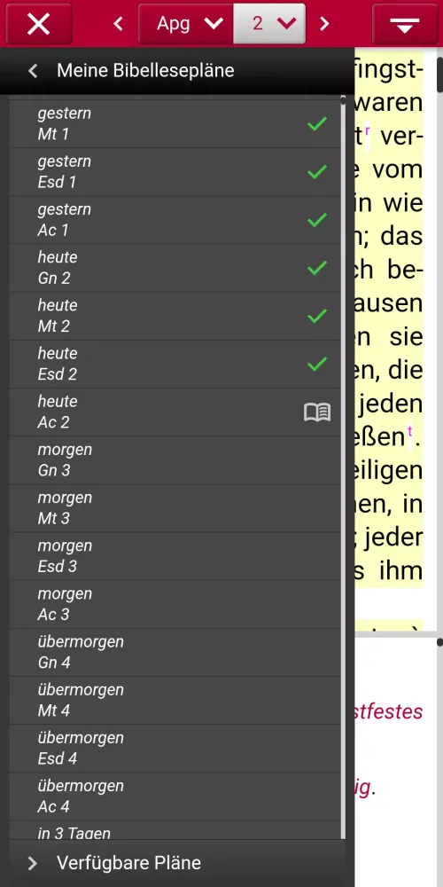 Studienbibel NGÜ Screenshots