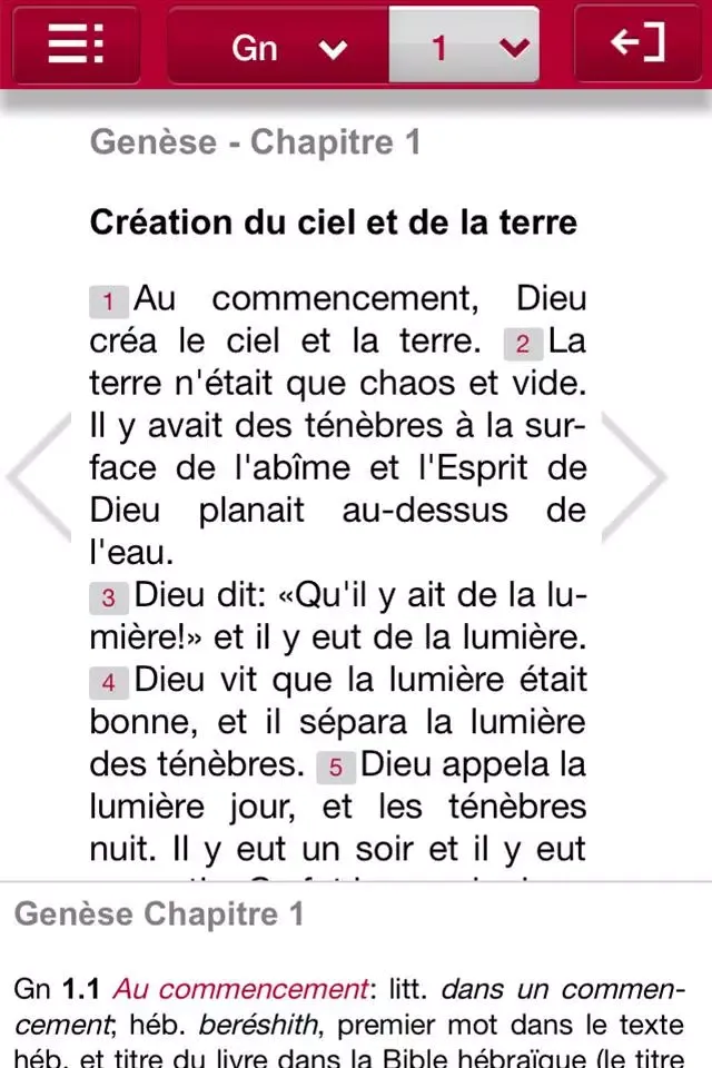 Bible d'étude Segond 21 Screenshots