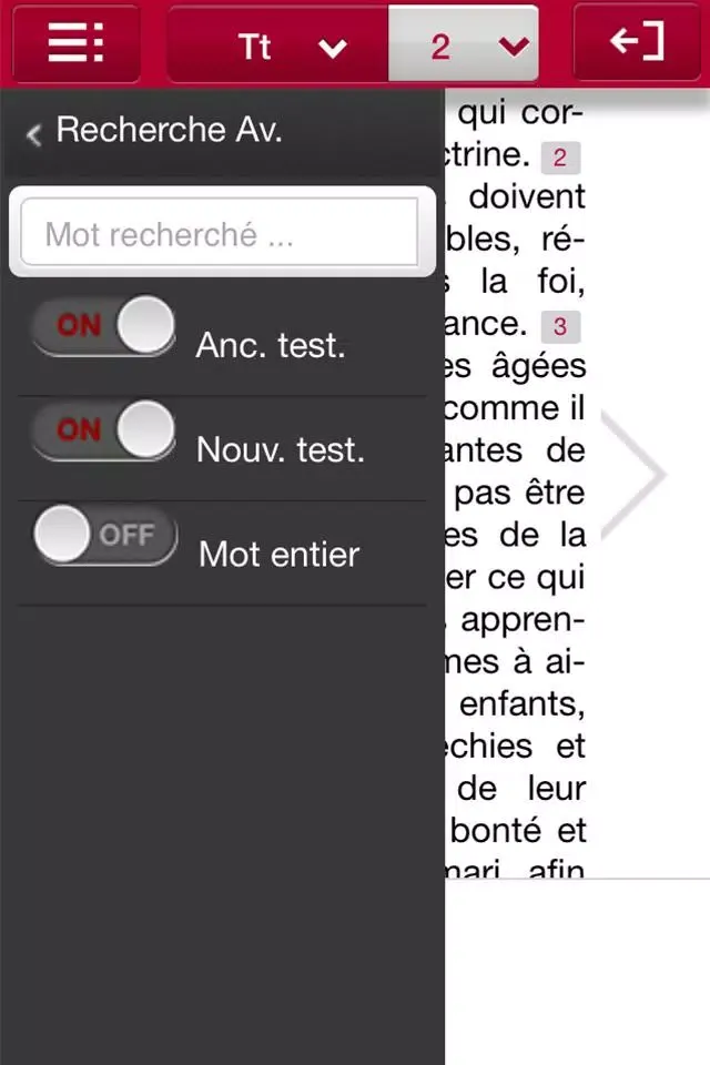 Bible d'étude Segond 21 Screenshots