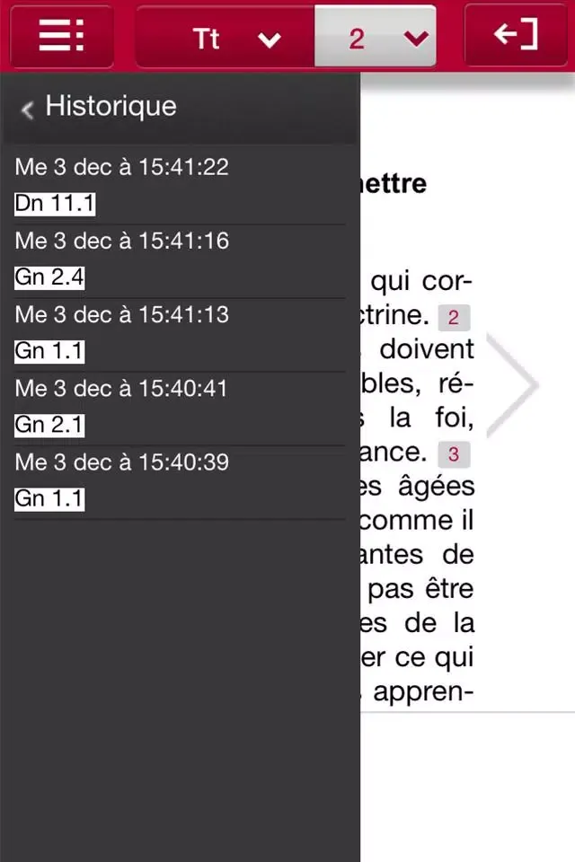 Bible d'étude Segond 21 Screenshots