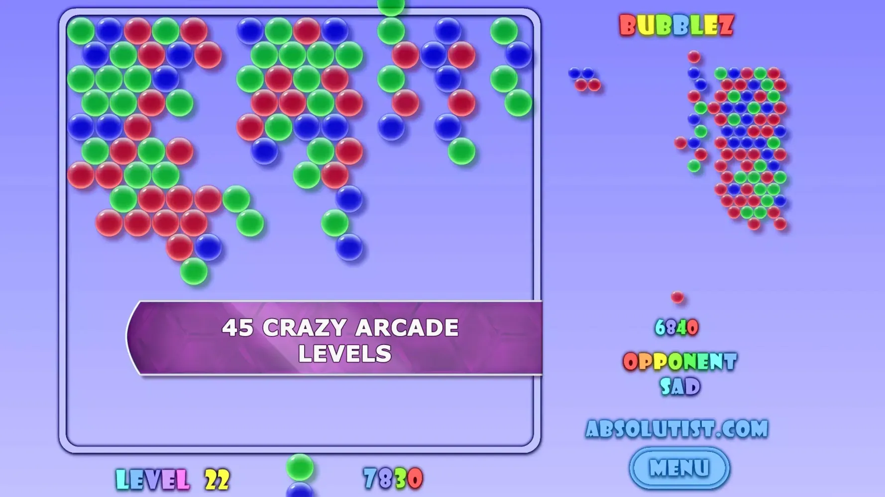 Tangkapan layar Bubblez: Bubble Defense