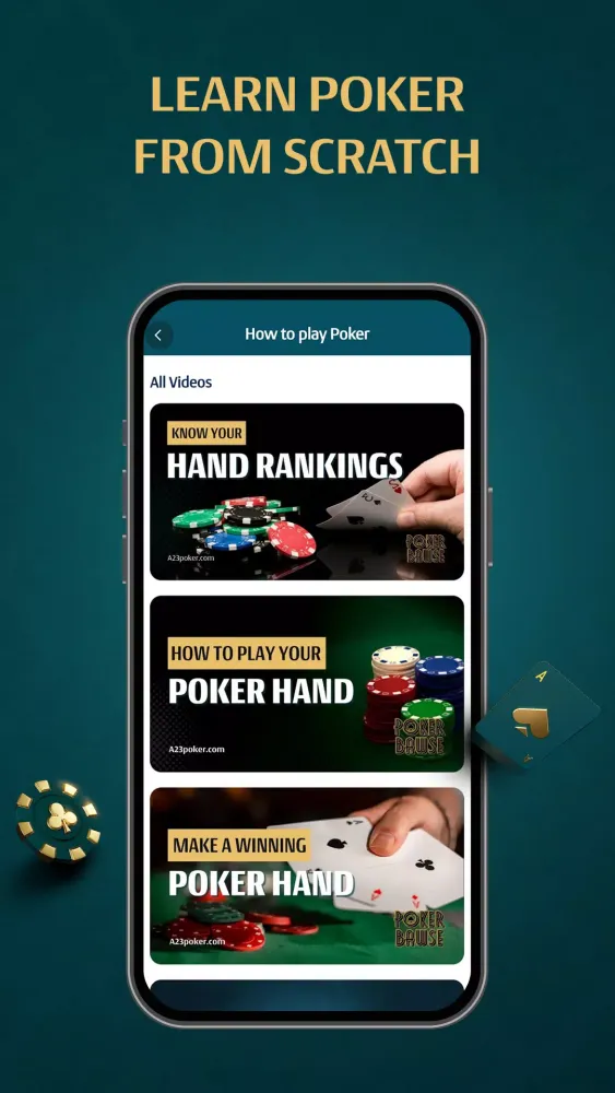 ภาพหน้าจอของ A23 Poker