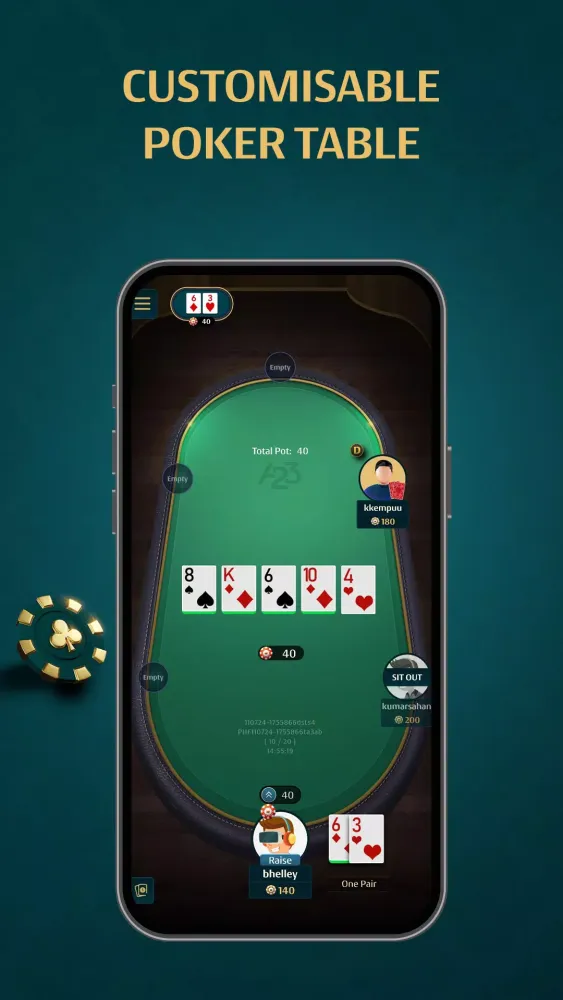 ภาพหน้าจอของ A23 Poker