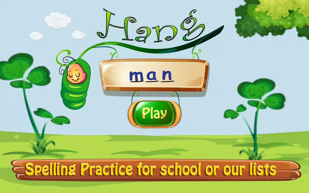 Tangkapan layar Spelling Bug Hangman