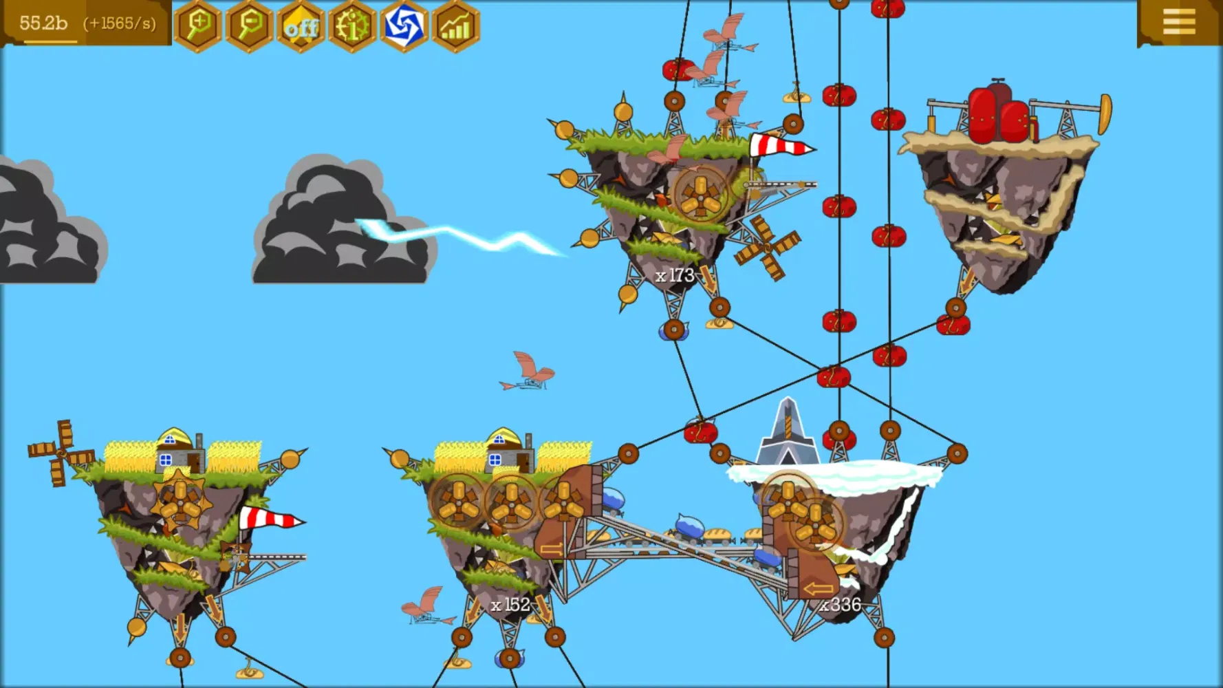 ภาพหน้าจอของ Steampunk Idle Gear Spinner
