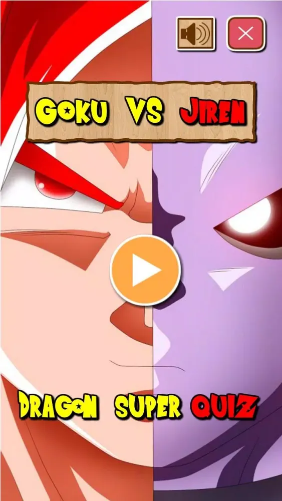 Screenshot di Jiren Vs Goku Saiyan God Dragon Super Quiz