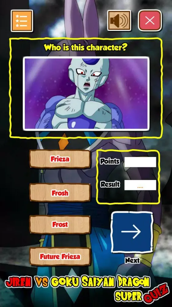 Screenshot di Jiren Vs Goku Saiyan God Dragon Super Quiz
