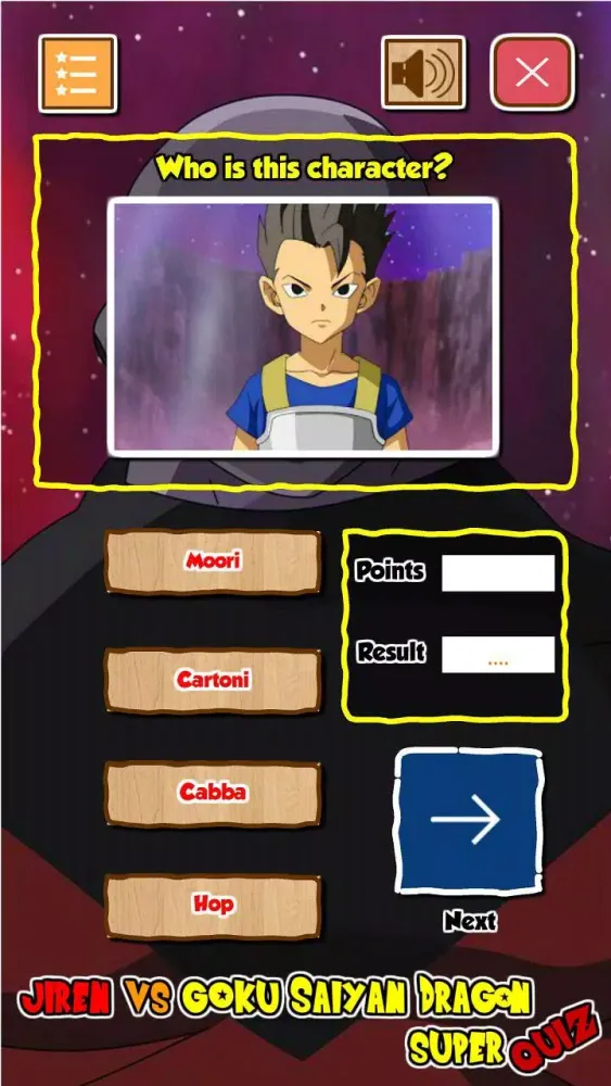Screenshot di Jiren Vs Goku Saiyan God Dragon Super Quiz
