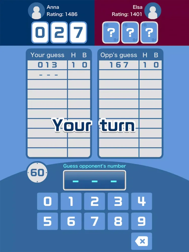 Hit＆Blow Screenshots