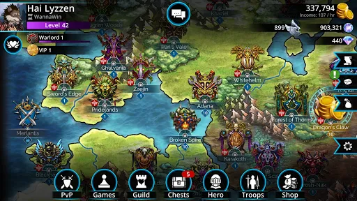 Screenshot di Gems of War - Match 3 RPG