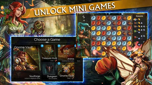 Screenshot di Gems of War - Match 3 RPG