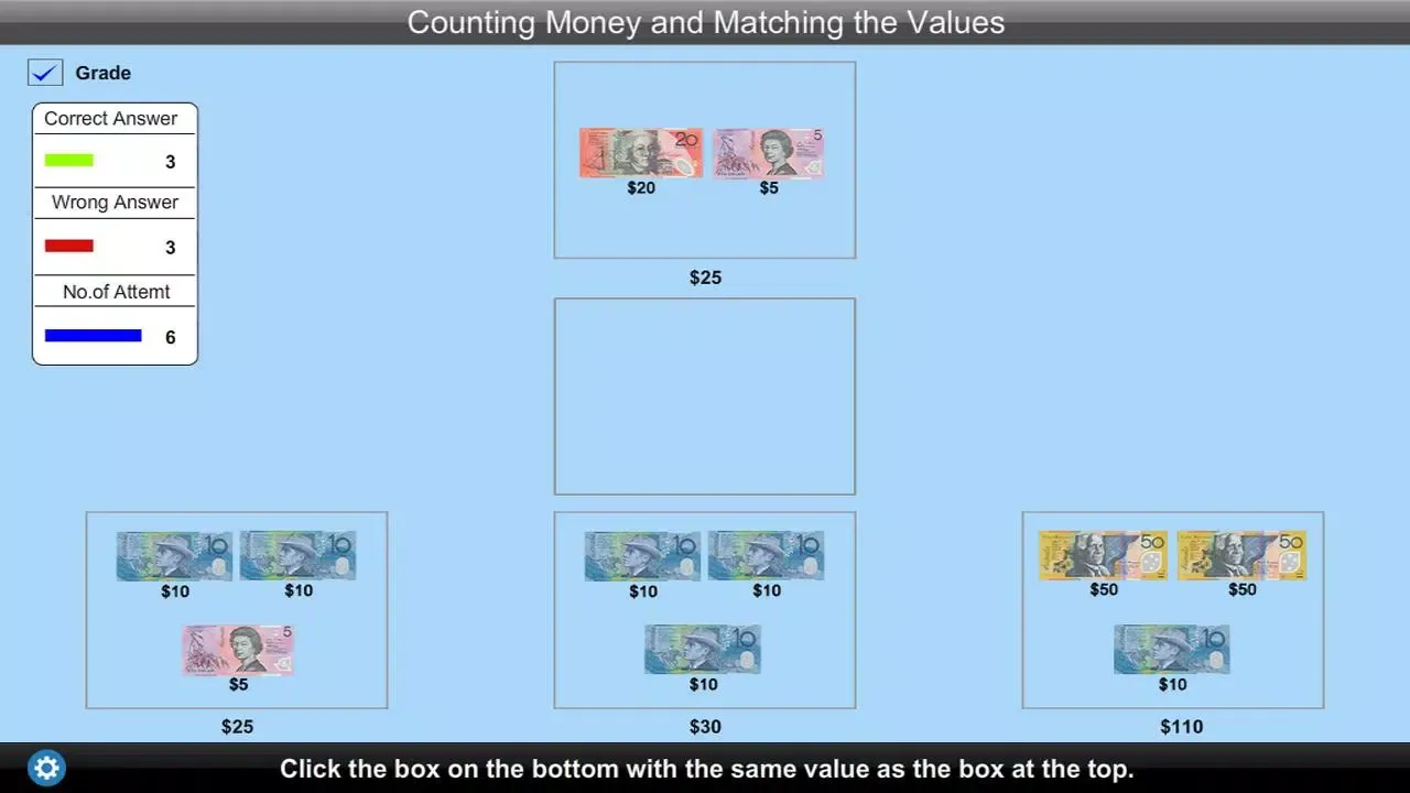 ภาพหน้าจอของ AUD CountMatch