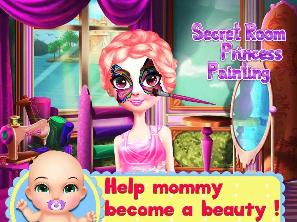 Скриншоты Secret Room Princess Painting