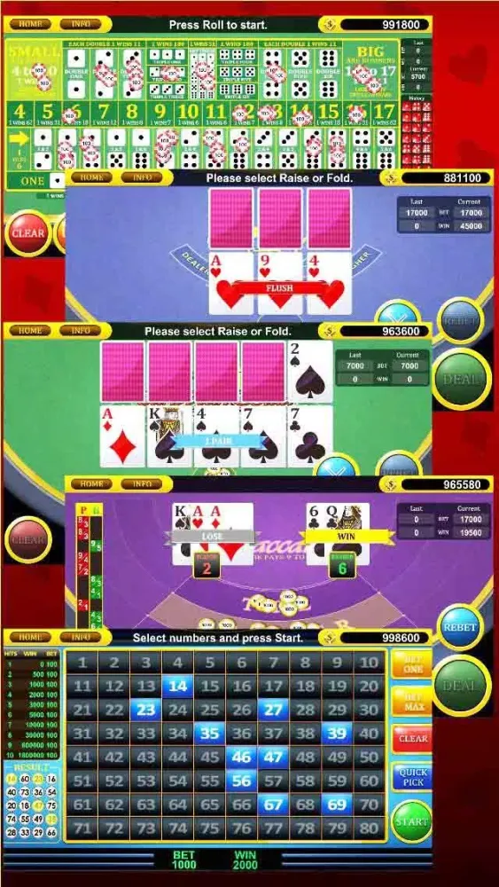 ภาพหน้าจอของ Real Casino:Slot,Keno,BJ,Poker