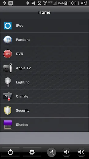Crestron App Screenshots