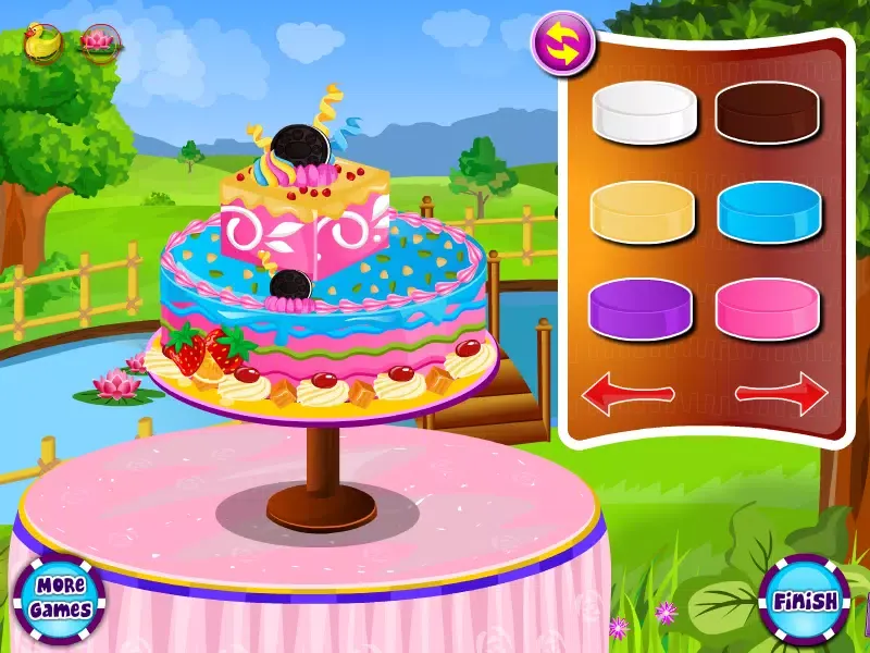 Capturas de pantalla de Creamy Cake Decoration