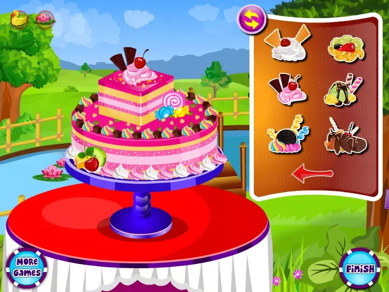 Capturas de pantalla de Creamy Cake Decoration