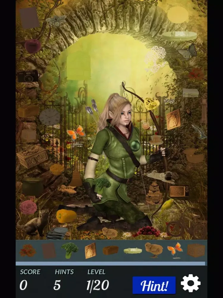 تصاویر Hidden Object - Elven Woods iPad 