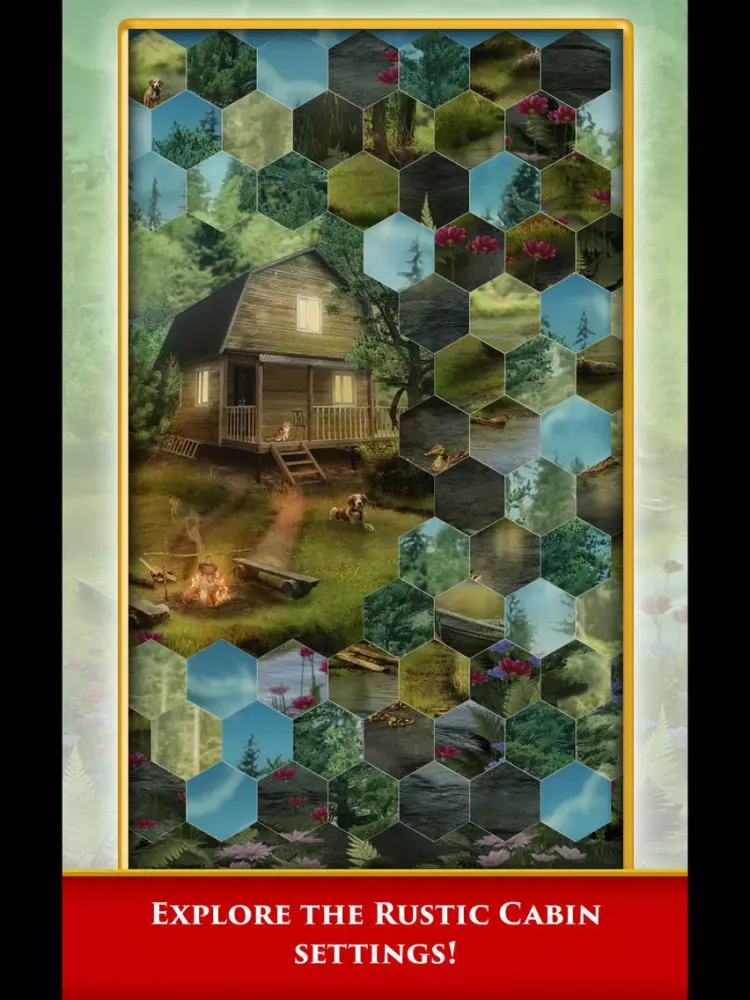 Captures d'écran de Hidden Scenes - Cabin Puzzles iPad 