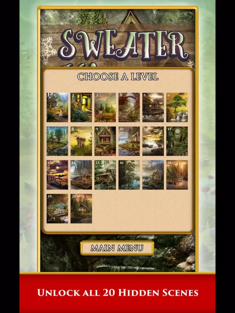 Captures d'écran de Hidden Scenes - Cabin Puzzles iPad 