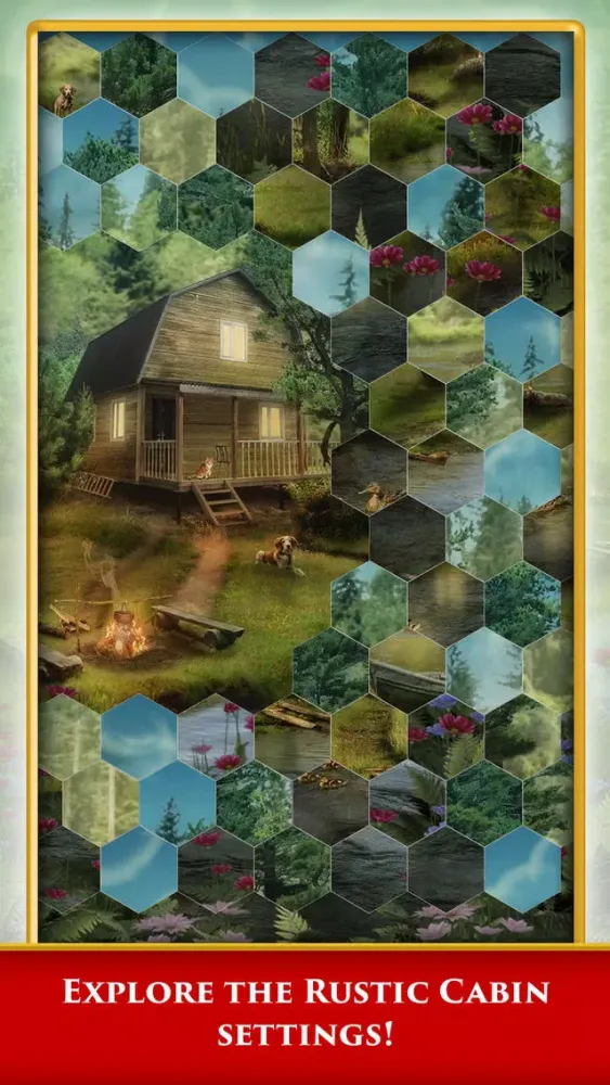 Captures d'écran de Hidden Scenes - Cabin Puzzles