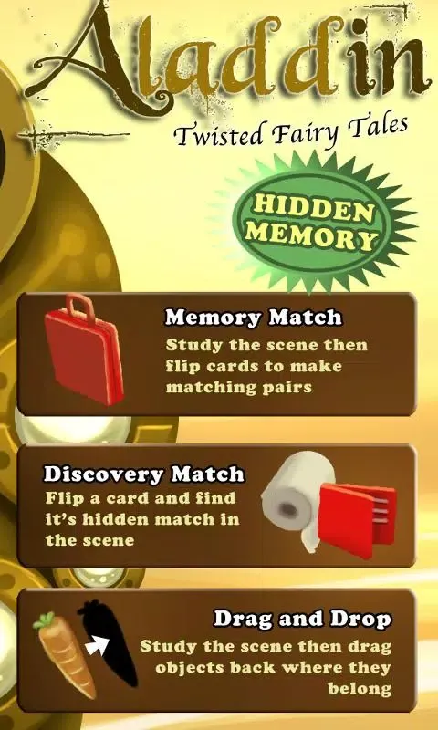 Hidden Memory - Aladdin FREE!应用截图