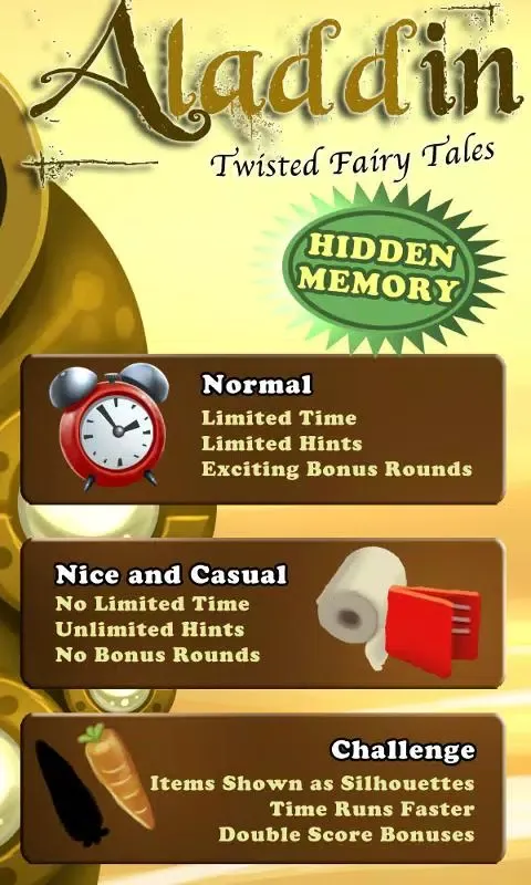 Hidden Memory - Aladdin FREE!应用截图