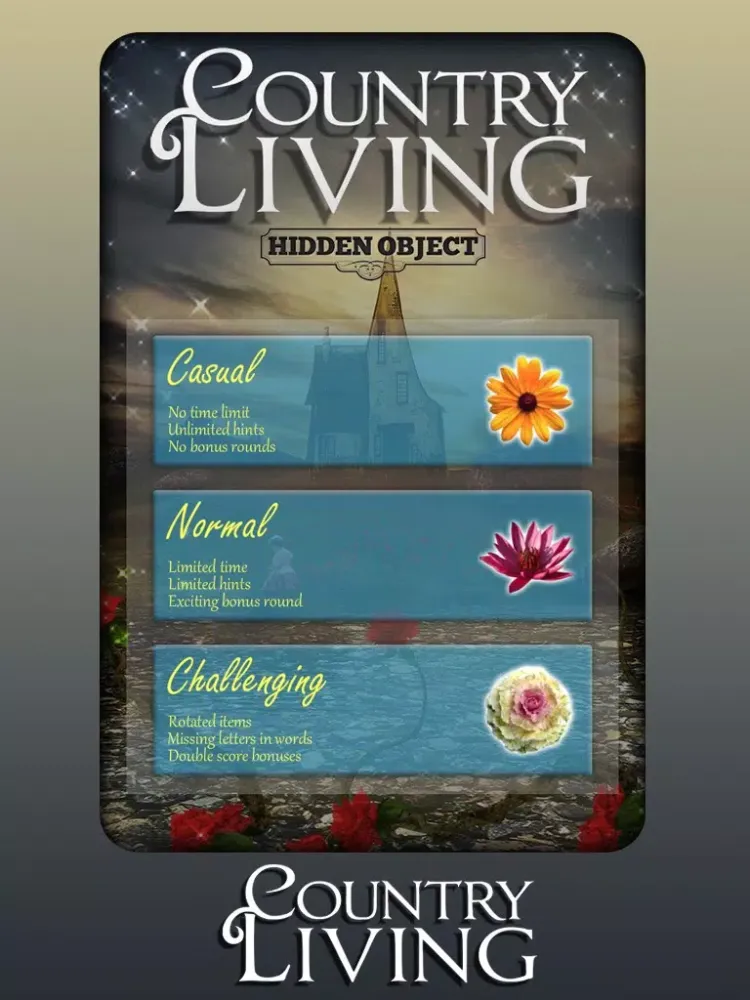 Ảnh chụp màn hình của Hidden Object - Country Living iPad 