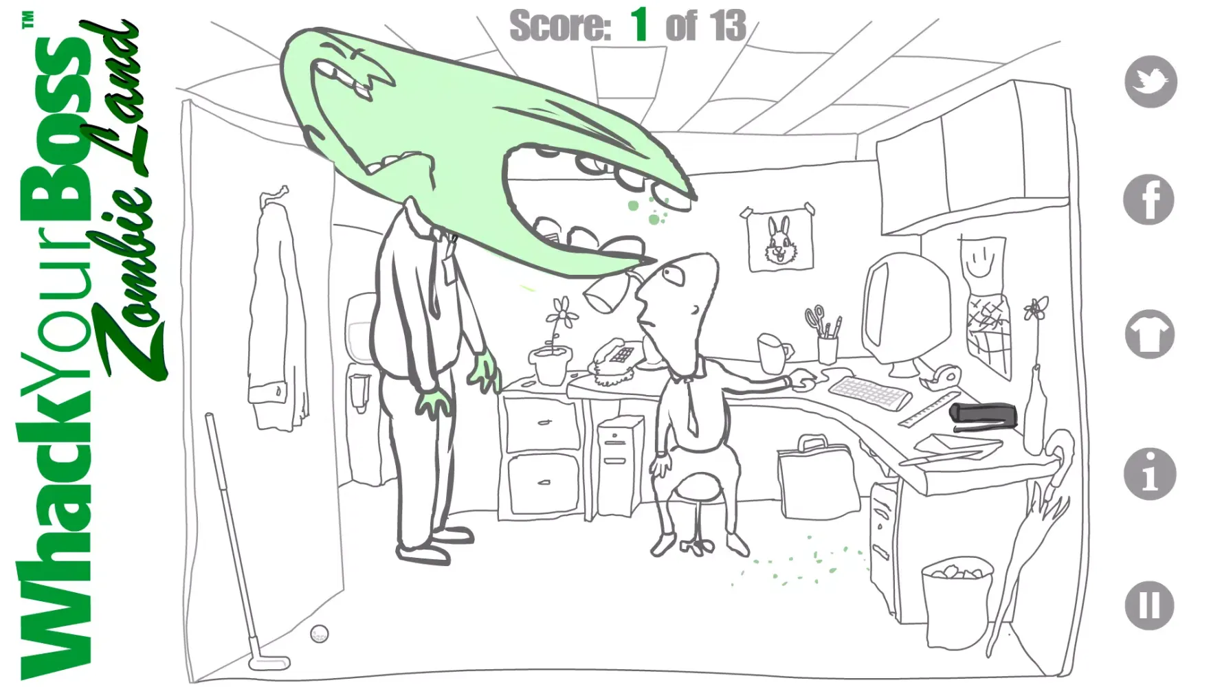 Whack Your Boss ~ Zombie Land 스크린샷