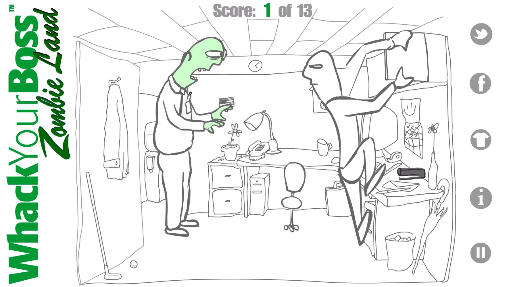 Whack Your Boss ~ Zombie Land 스크린샷
