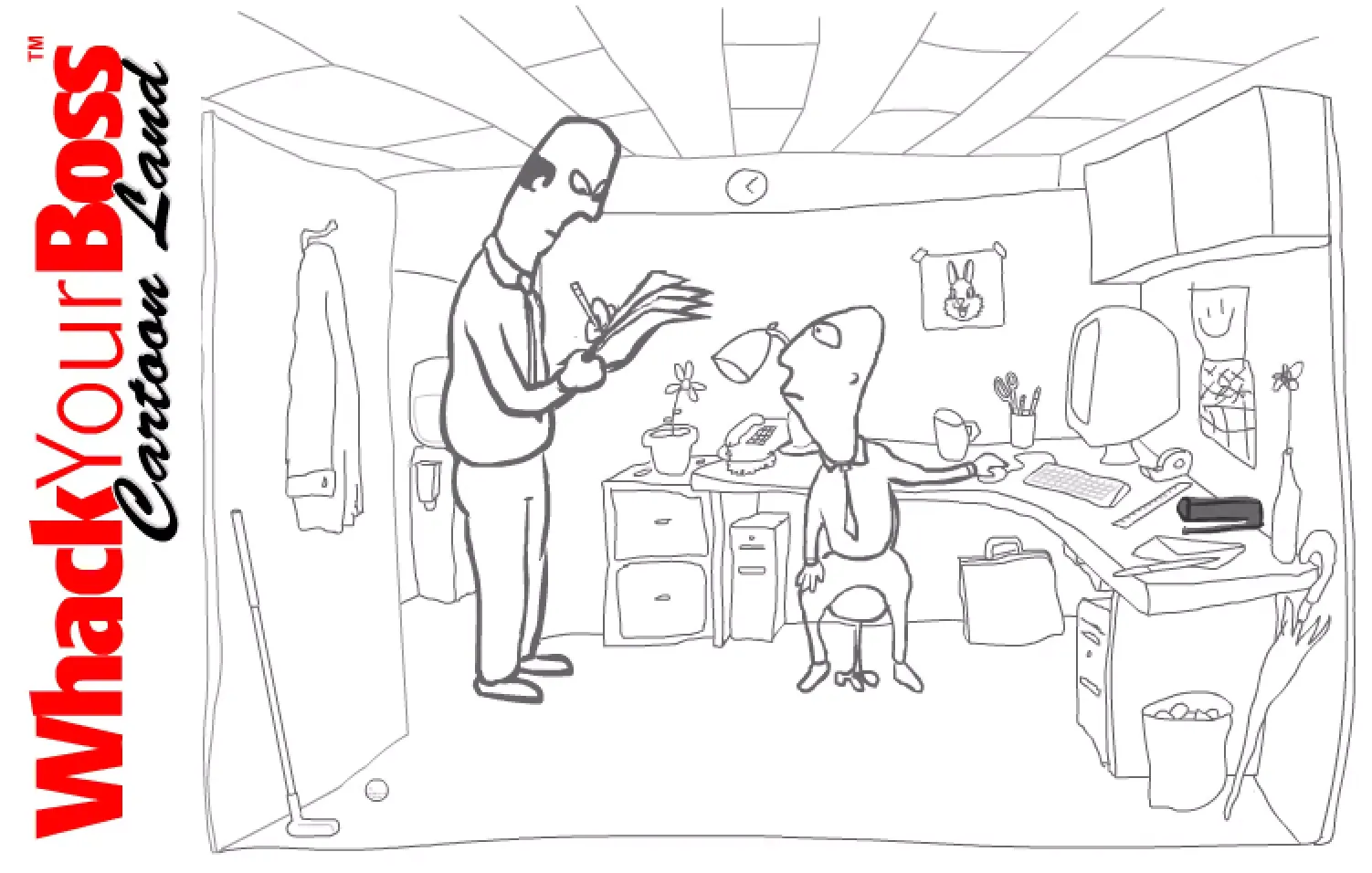 ภาพหน้าจอของ Whack Your Boss ~ Cartoon Land