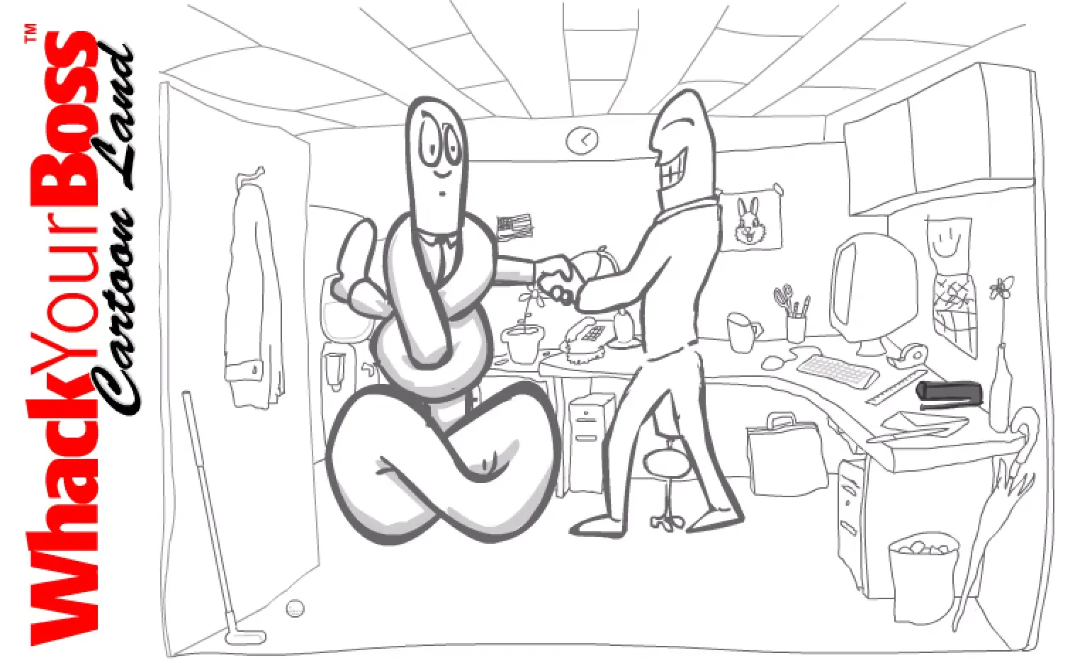 ภาพหน้าจอของ Whack Your Boss ~ Cartoon Land