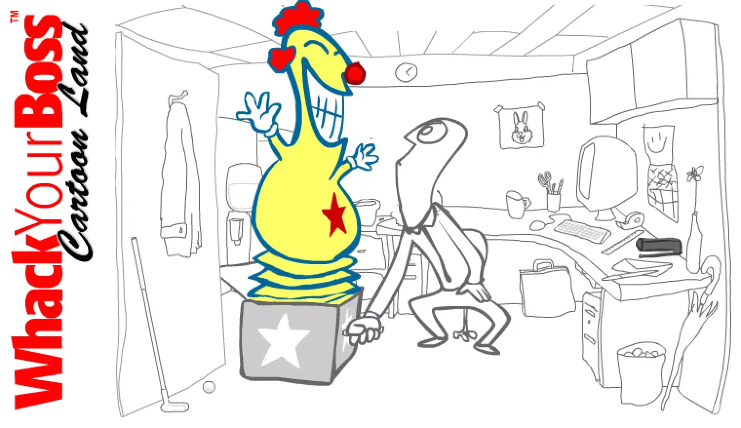 ภาพหน้าจอของ Whack Your Boss ~ Cartoon Land