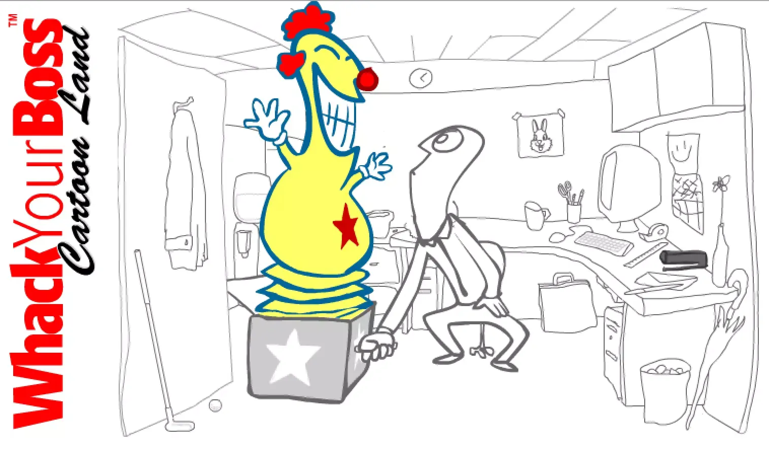 ภาพหน้าจอของ Whack Your Boss ~ Cartoon Land