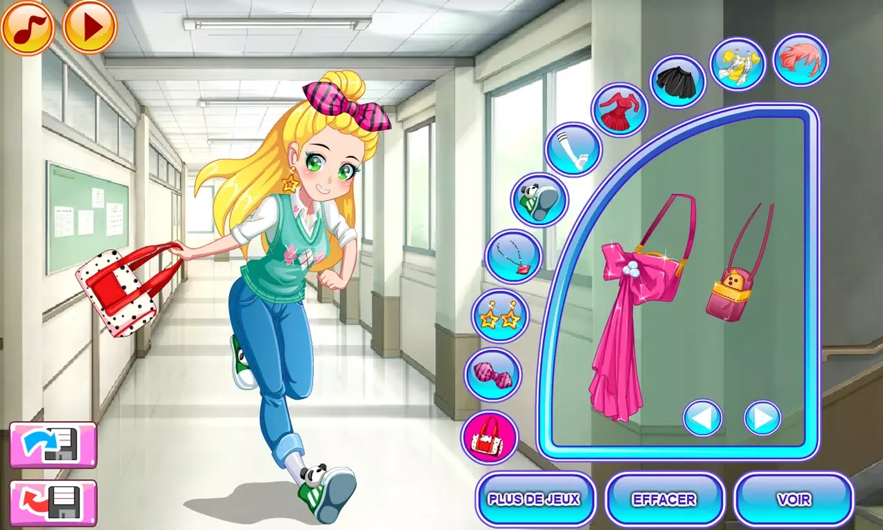 Dress Up Games, Late For Class应用截图
