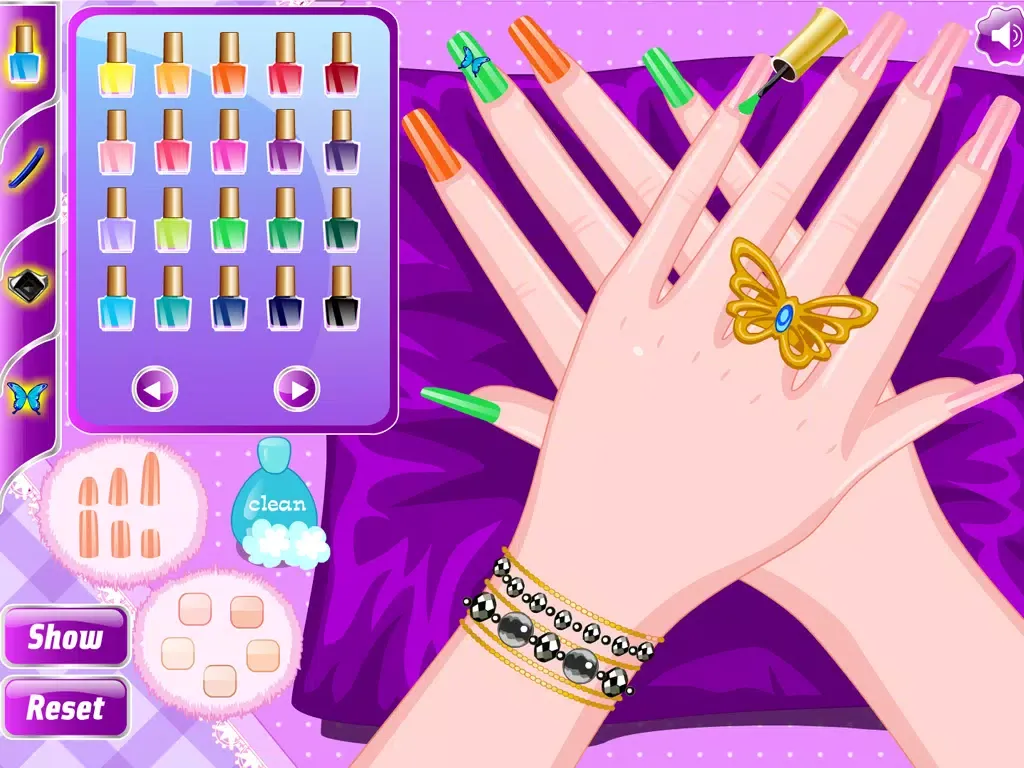Tangkapan skrin Salon Nails - Manicure Games