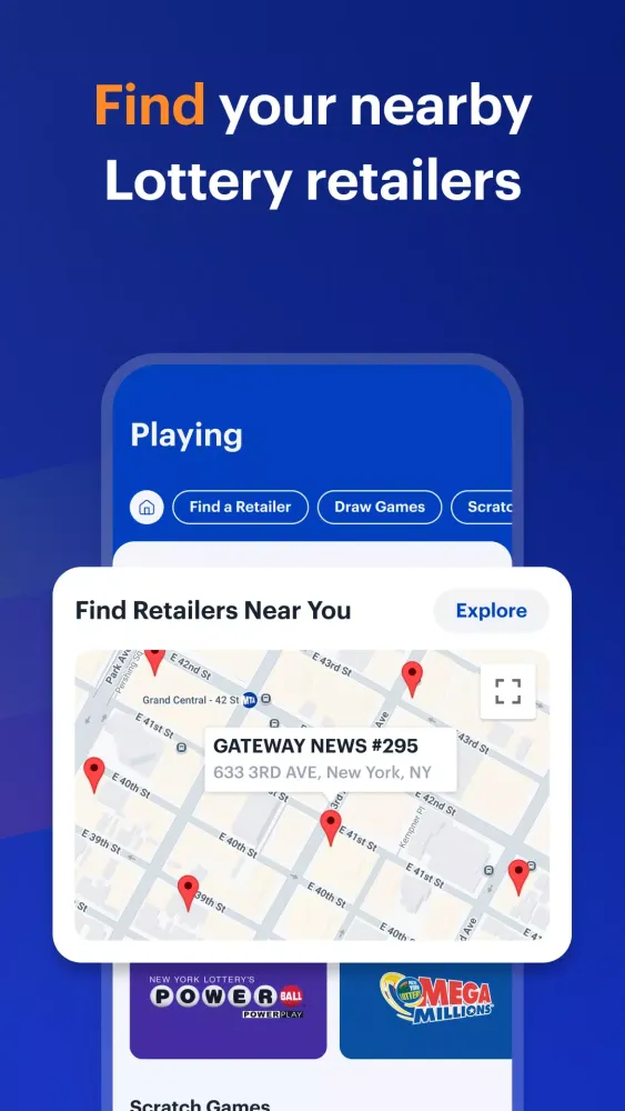 Tangkapan layar Official NY Lottery