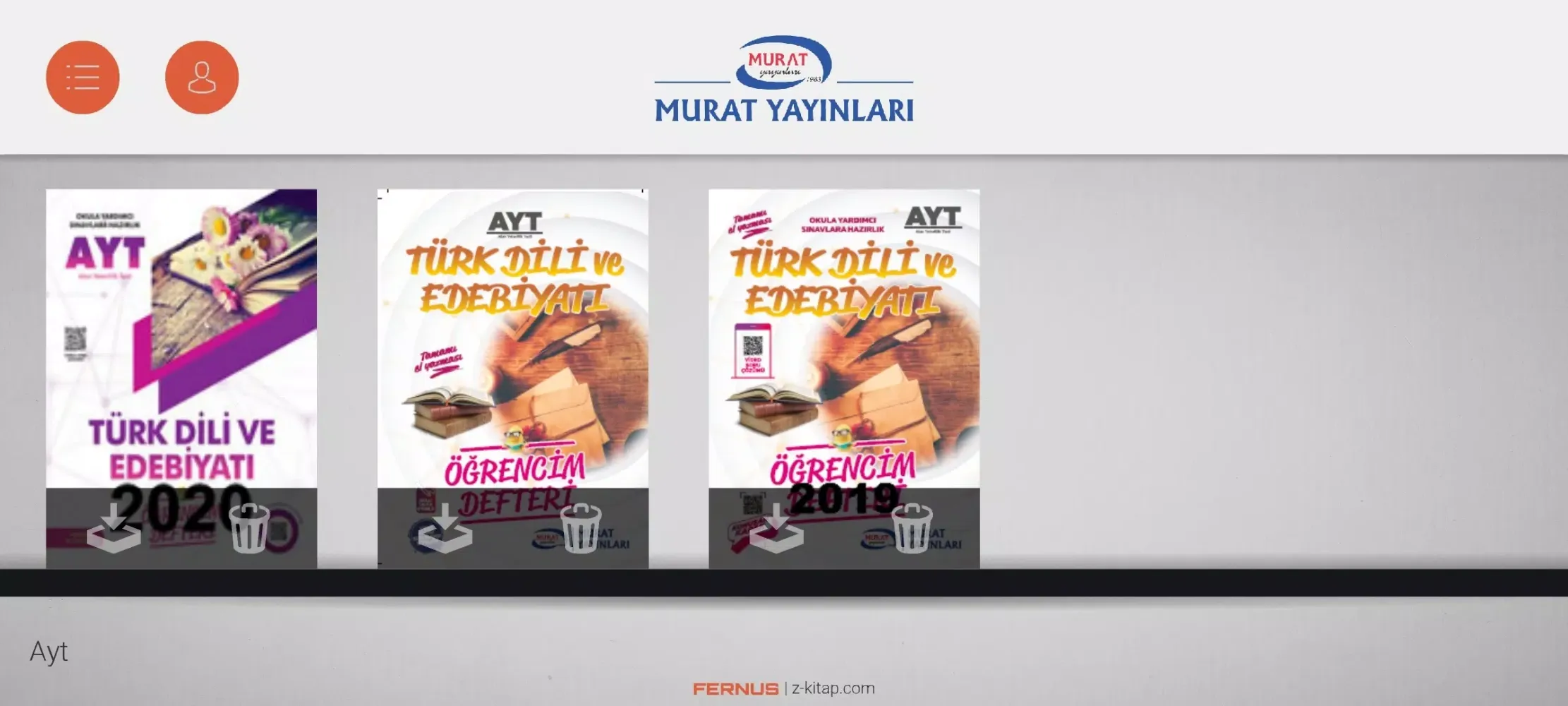 Murat Mobil Kütüphane應用截圖