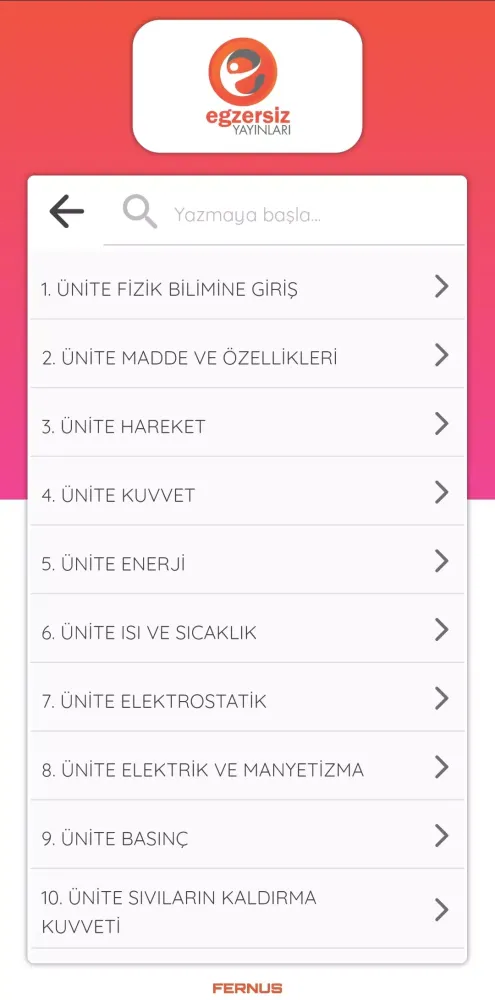 Egzersiz Video Çözüm Screenshots