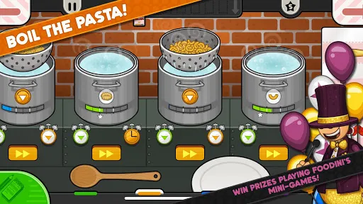 Tangkapan layar Papa's Pastaria To Go!