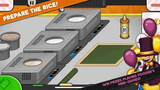 Capturas de tela do Papa's Sushiria To Go!