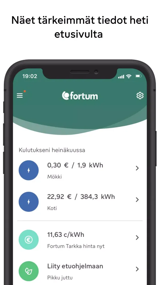 Oma Fortum স্ক্রিনশট