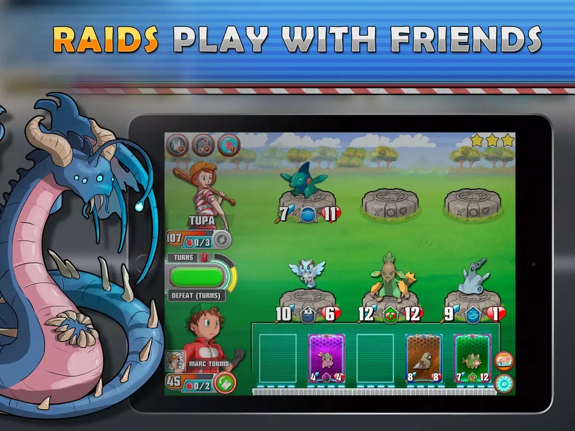 Monster Battles: TCG iPad  स्क्रीनशॉट