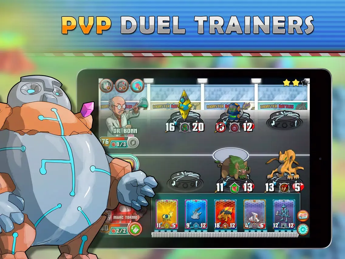 Monster Battles: TCG iPad  स्क्रीनशॉट