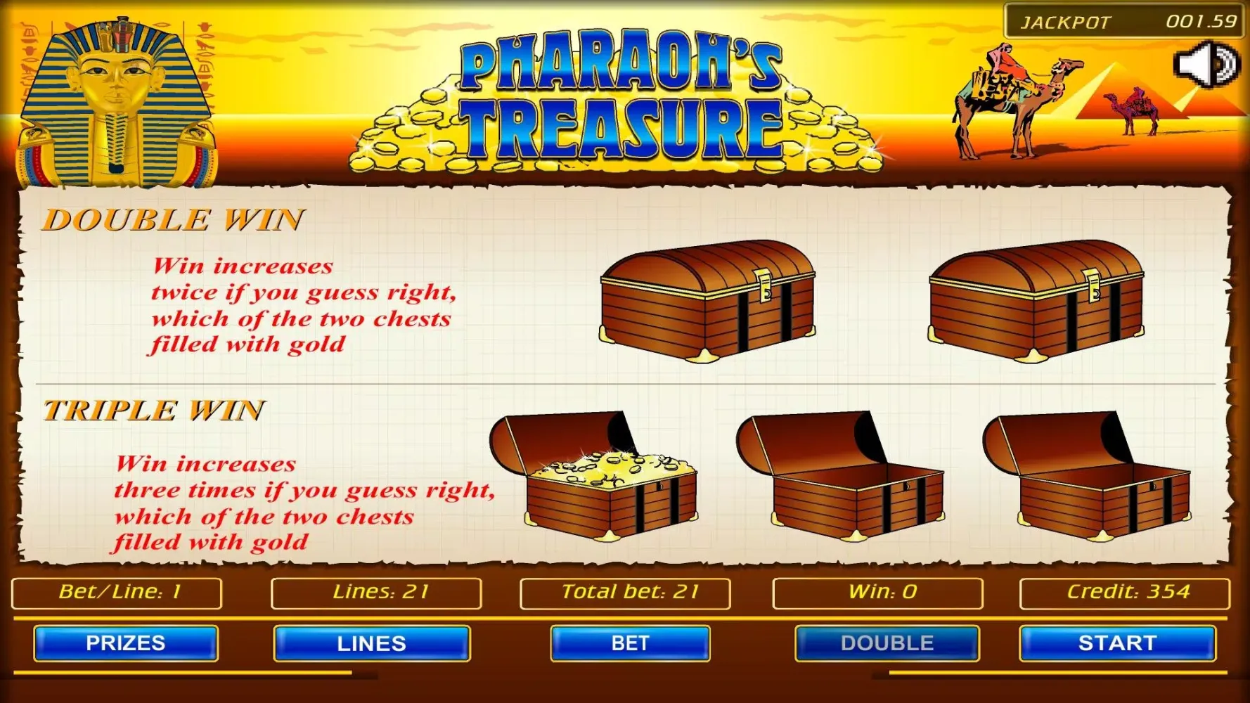Pharaoh's Treasure 스크린샷
