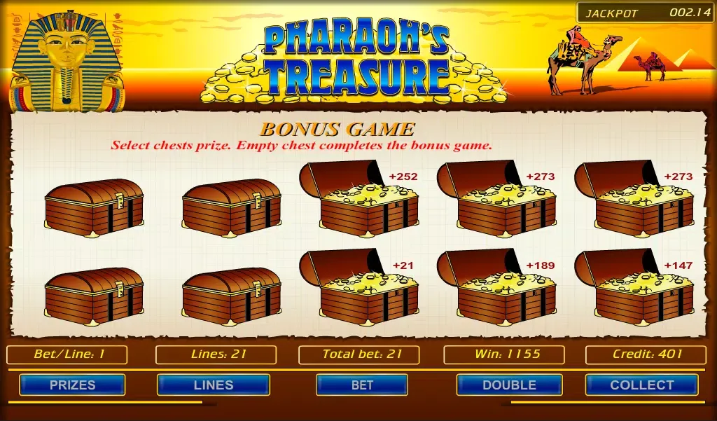 Pharaoh's Treasure 스크린샷