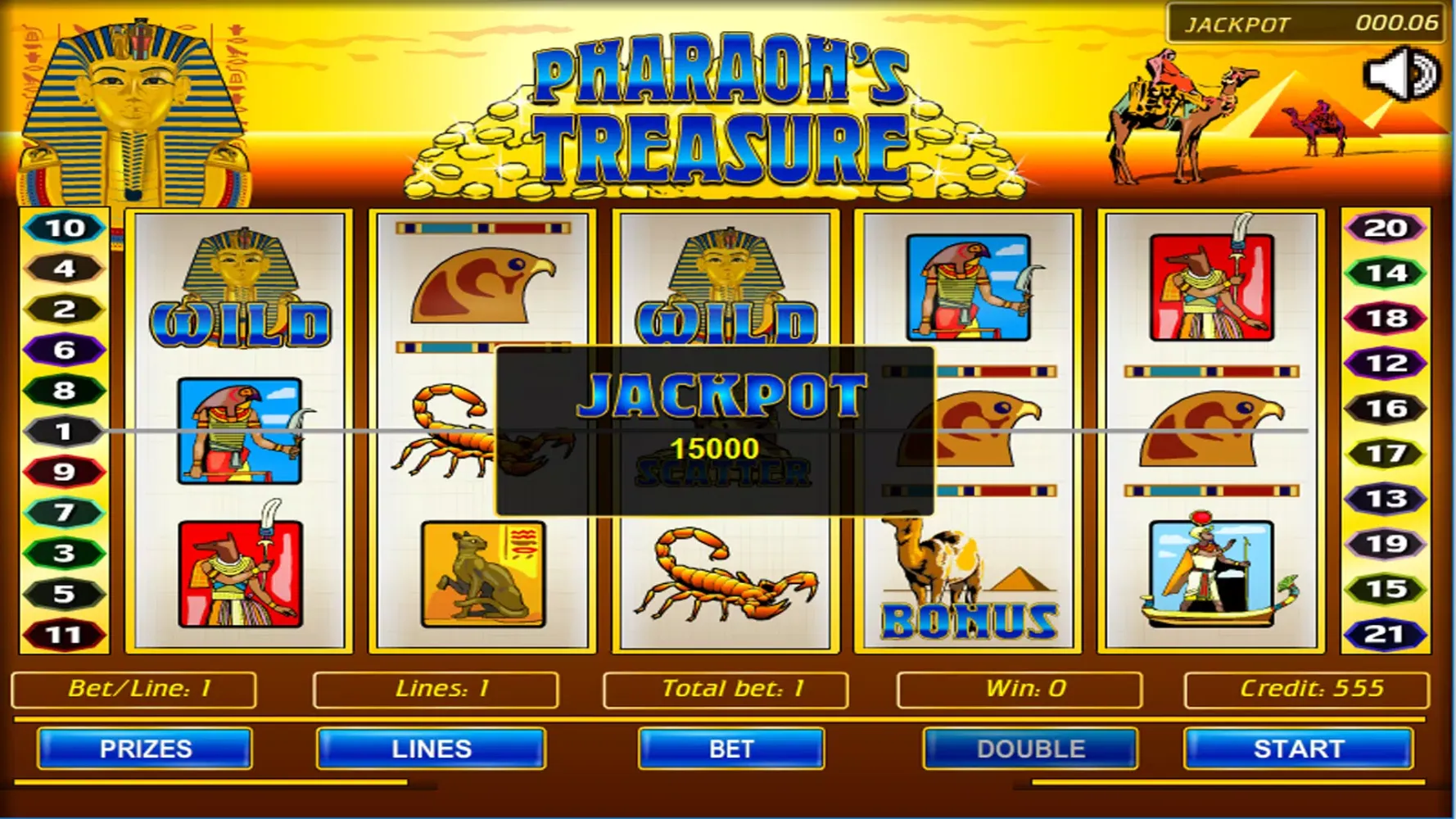 Pharaoh's Treasure 스크린샷