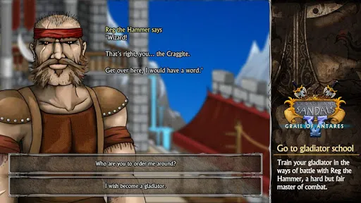 Capturas de tela do Swords and Sandals 5 Redux