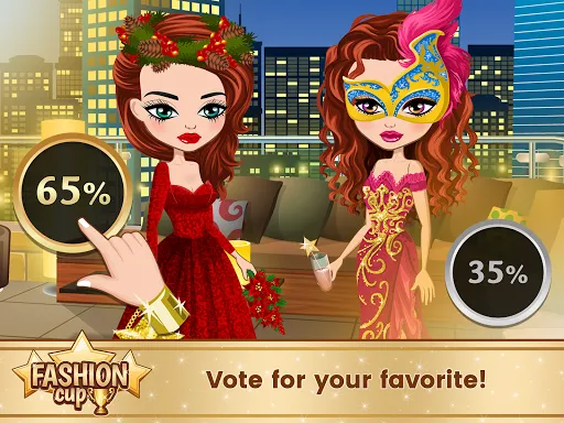 ภาพหน้าจอของ Fashion Cup - Dress up Games